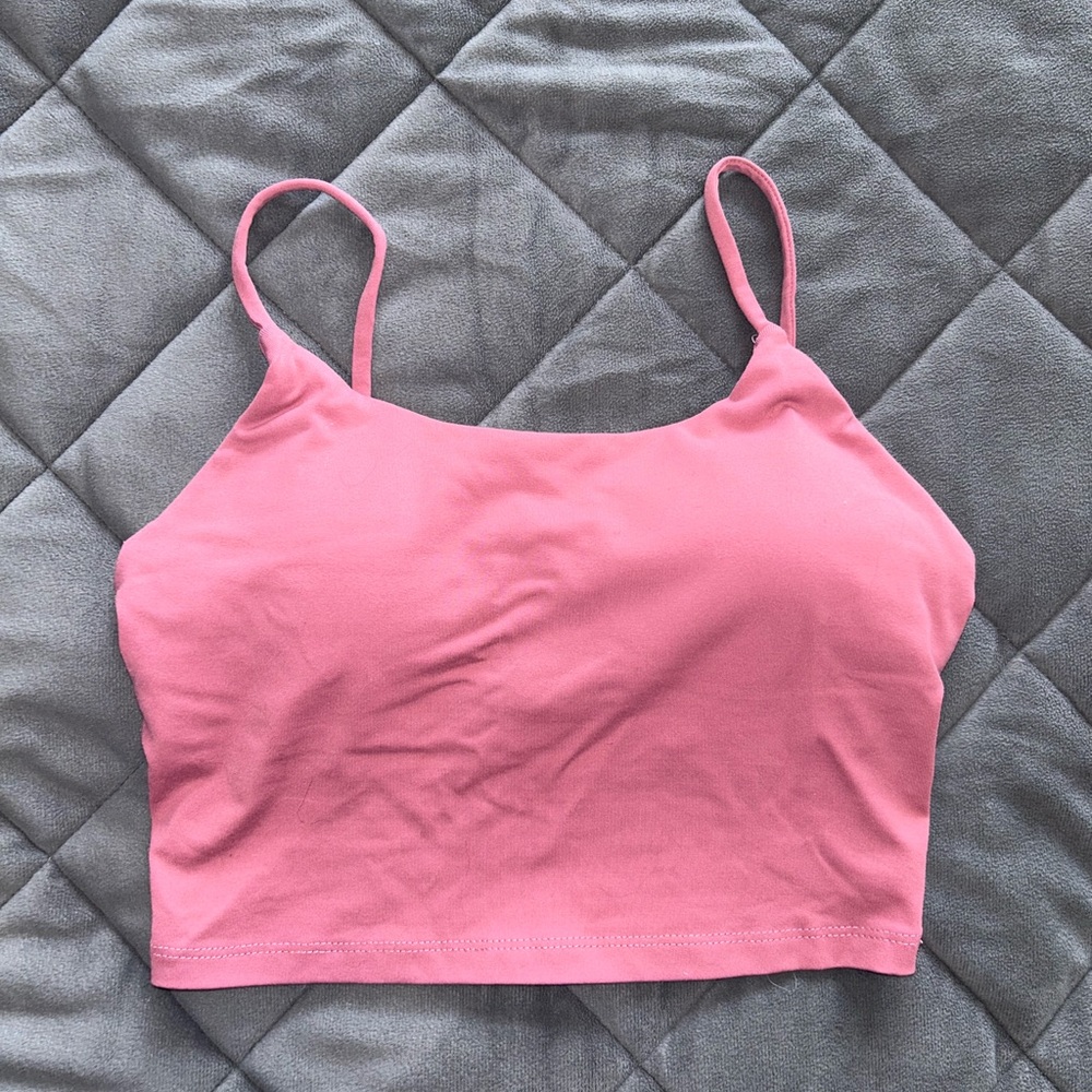 Pink athletic top